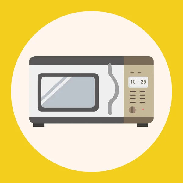 Huistoestellen thema magnetron elementen pictogram element — Stockvector