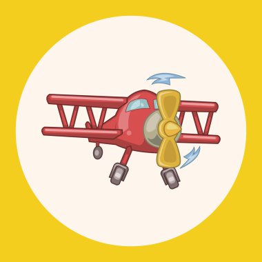 ulaşım uçak Tema öğeleri simge öğesi