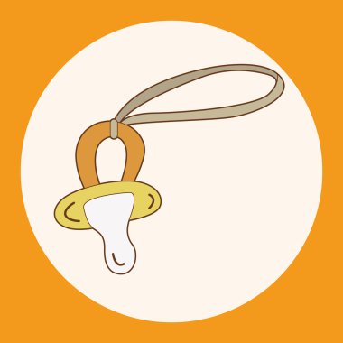 Bebek emzik Tema öğeleri simge öğesi