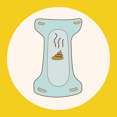 bebek çocuk bezi onları öğeleri simge öğesi