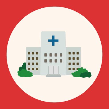 Hastane Tema öğeleri simge öğesi