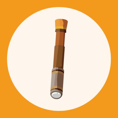 korsan teleskop Tema öğeleri simge öğesi