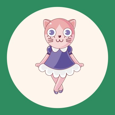 hayvan kedi çizgi film Tema öğeleri simge öğesi