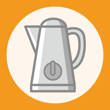 Ev aletleri Tema elektrik termos öğeleri simge öğesi