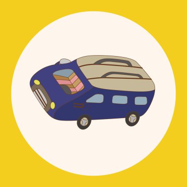 ulaşım araba tema öğeleri vektör, eps simgesi öğesi