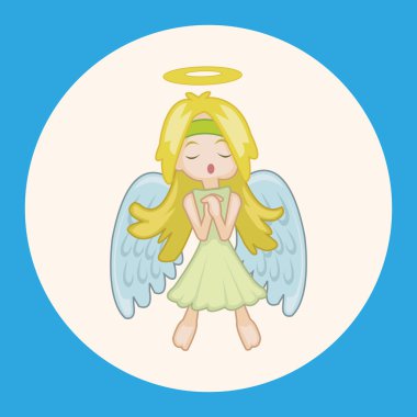 Angel Tema öğeleri vektör, eps simgesi öğesi