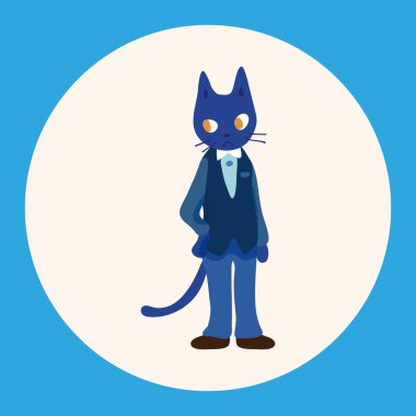 kedi Tema öğeleri vektör, eps simgesi öğesi