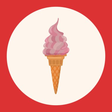 dondurma çizgi film Tema öğeleri simge öğesi