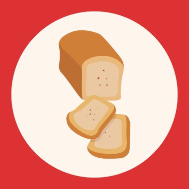 ekmek Tema öğeleri simge öğesi