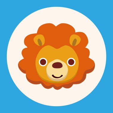 hayvan aslan çizgi film Tema öğeleri simge öğesi