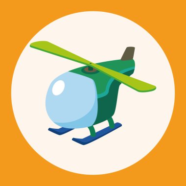 Nakliye helikopter Tema öğeleri simge öğesi