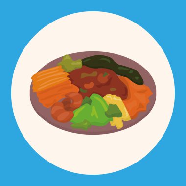 Çin yemeği Tema öğeleri simge öğesi