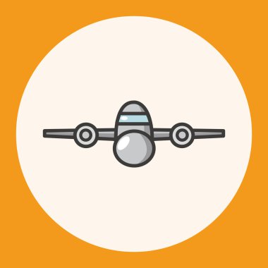 ulaşım uçak Tema öğeleri simge öğesi