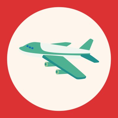 ulaşım uçak Tema öğeleri simge öğesi