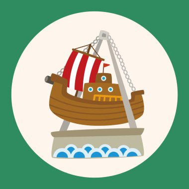 Eğlence Parkı İmkanları Tema öğeleri simge öğesi