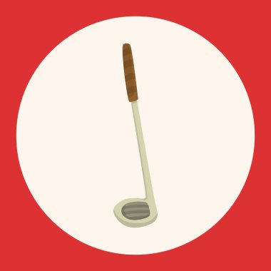 Golf ekipman Tema öğeleri simge öğesi