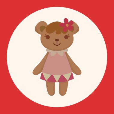 ayı Tema öğeleri vektör, eps simgesi öğesi