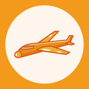 ulaşım uçak Tema öğeleri simge öğesi