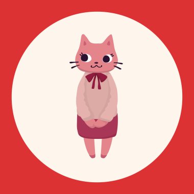 hayvan kedi alt çizgi film Tema öğeleri simge öğesi