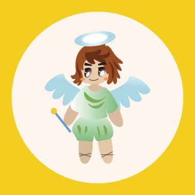 Angel Tema öğeleri vektör, eps simgesi öğesi
