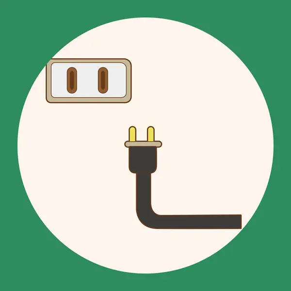 Opslaan van energie pictogram element — Stockvector