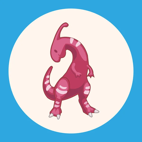 Dinosaurier Cartoon Thema Elemente Vektor, eps Symbol Element — Stockvektor