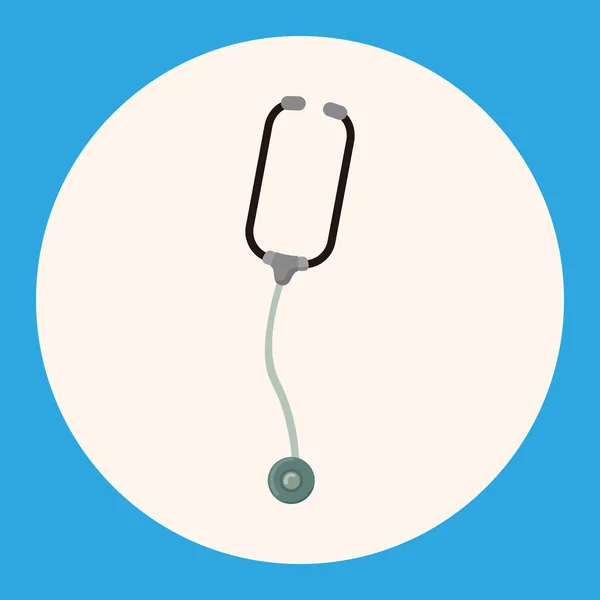 Stethoscope theme elements icon element — Stock Vector