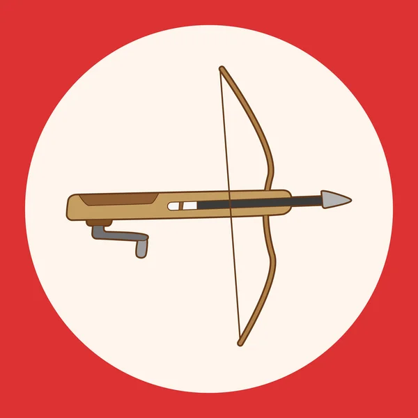 Weapon arrow theme elements icon element — Stock Vector
