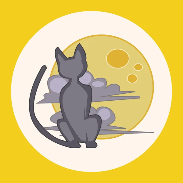 Gato tema elementos vector, eps icono elemento — Vector de stock