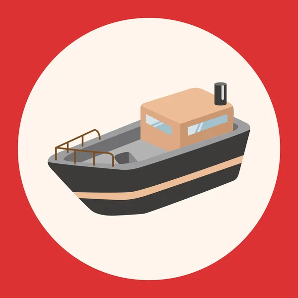 Transportation boat theme elements vector,eps icon element — Stock Vector