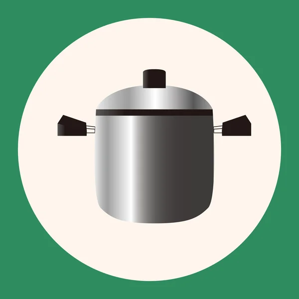 Utensílios de cozinha arroz fogão tema elementos vetor, eps ícone elemento — Vetor de Stock