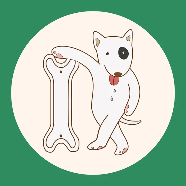 Pet dog theme elements vektor, eps icon element — Stockvektor