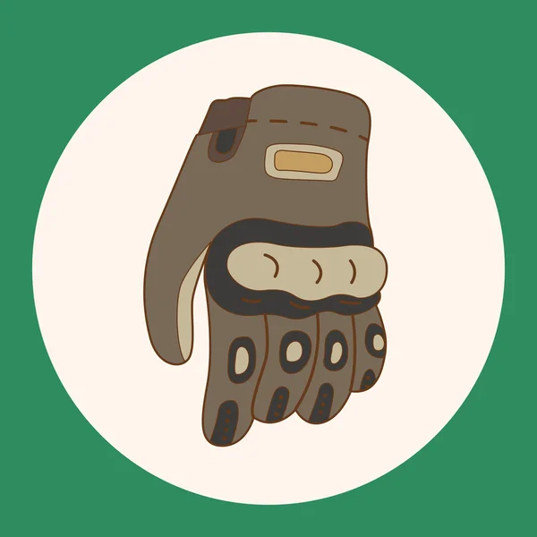 Závodní rukavice téma prvky vektoru, eps ikonu prvku — Stockový vektor