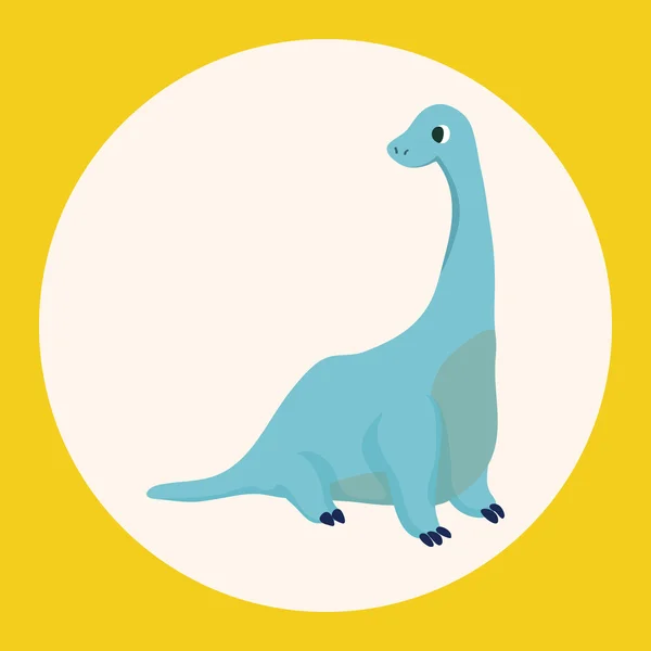 Dinosaurus karikatura téma prvky vektoru, eps ikonu prvku — Stockový vektor