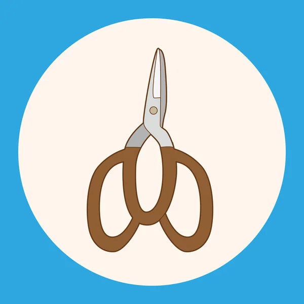 剪刀工具图标元素 — 图库矢量图片