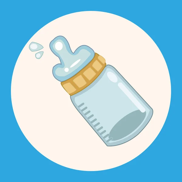 Feeding bottle theme elements icon element — Stock Vector