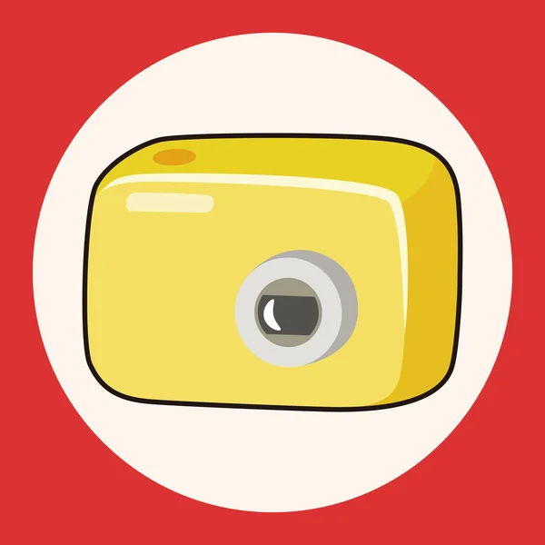 Camera thema elementen vector, EPS-pictogram element — Stockvector