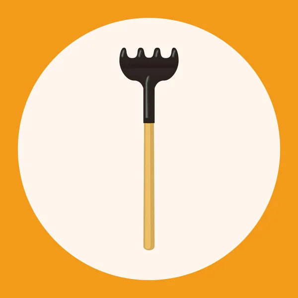 Jardinage pelle éléments thème élément icône — Image vectorielle
