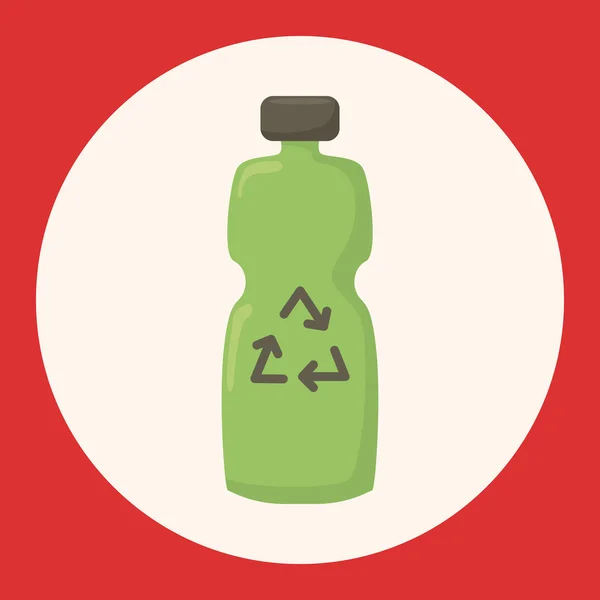 Elementy motywu pojęcie ochrony środowiska; Element ikona recyklingu wody — Wektor stockowy