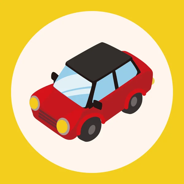 Transportation car theme elements  icon element — Stock Vector