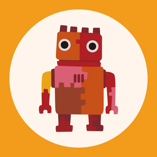 Robot theme elements icon element — Stock Vector