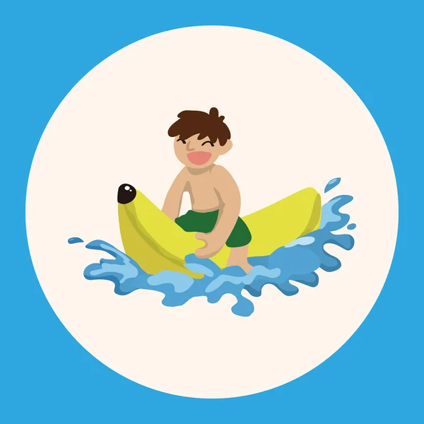 Water sport thema elementen pictogram element — Stockvector