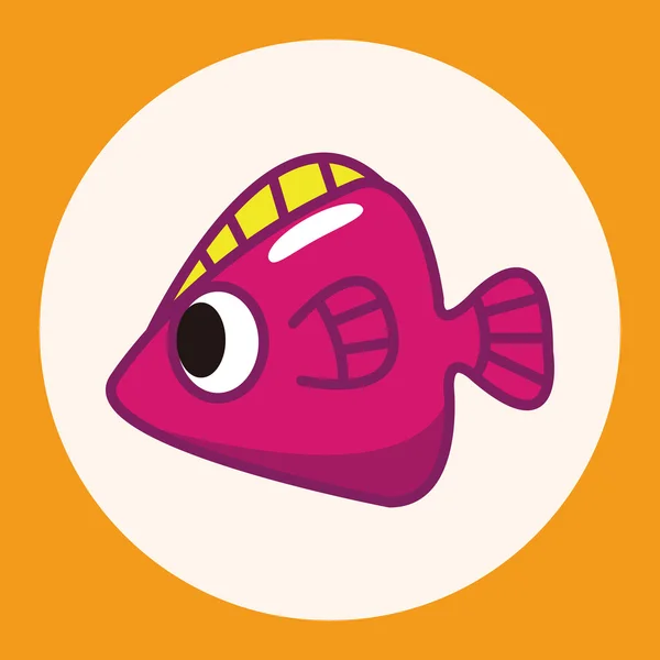 Fisch Thema Elemente Symbol-Element — Stockvektor