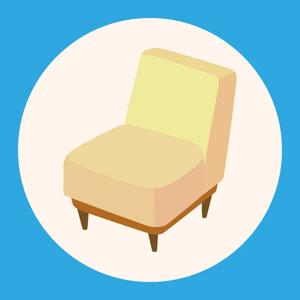 Sandalye Tema öğeleri simge öğesi — Stok Vektör