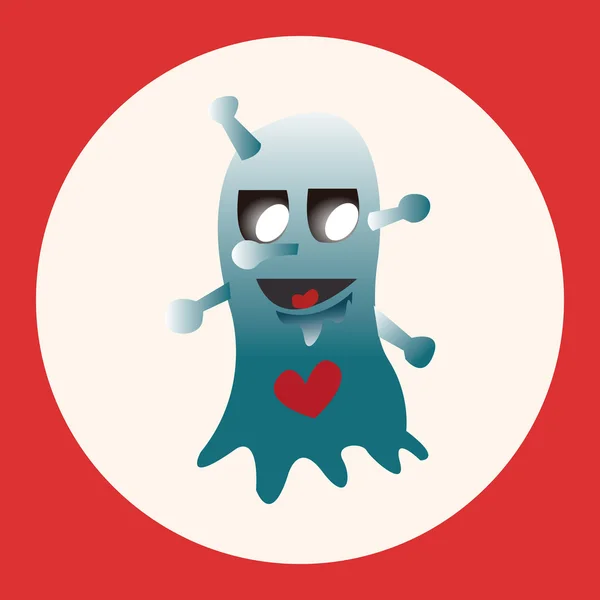 Monster cartoon thema elementen vector, EPS-pictogram element — Stockvector