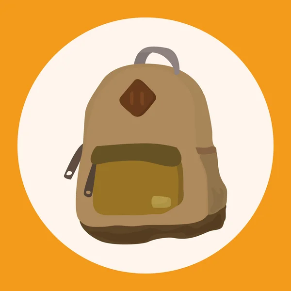 Travel bag theme elements icon element — Stock Vector