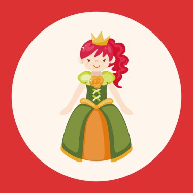 Royal Tema Prenses öğeleri simge öğesi