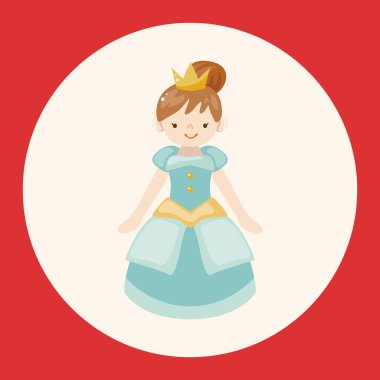 Royal Tema Prenses öğeleri simge öğesi