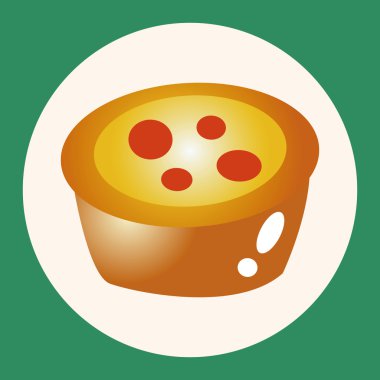 Fast Food cake Tema öğeleri simge öğesi