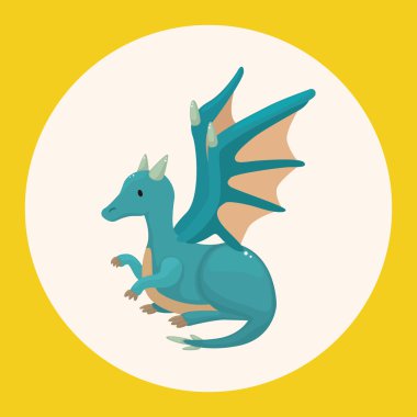 ejderha Tema öğeleri simge öğesi